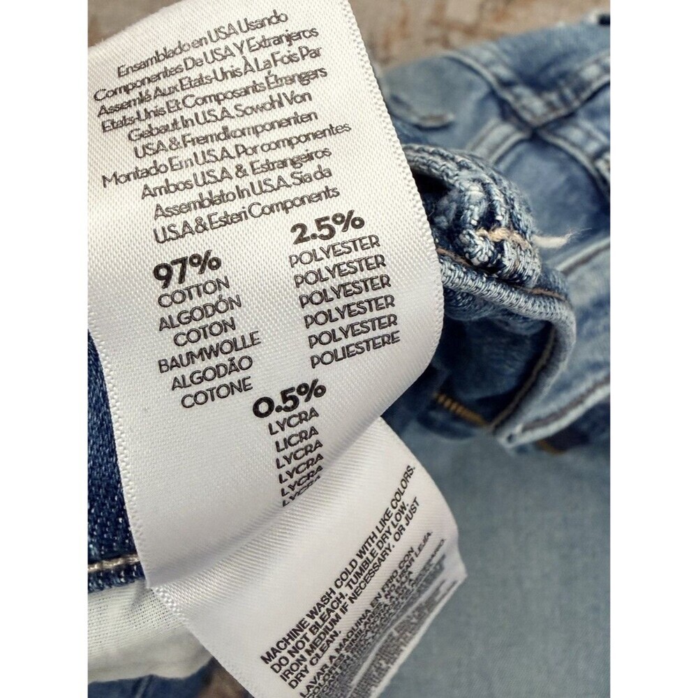 Mother The Hustler Roller High On The Hog Wide Leg Denim Jeans Size 25 - Picture 6 of 10